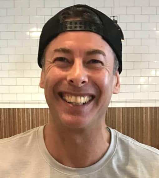 a man friendly smiling